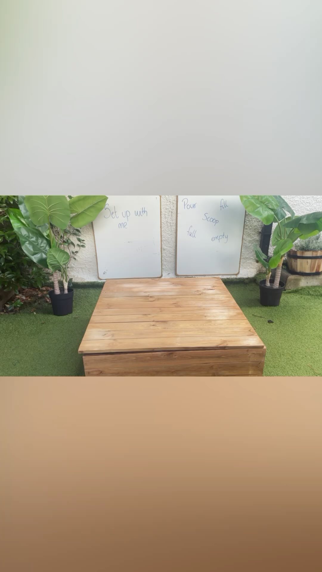 Check out our new @cosydirect sand pit ✨
•
•
#eyfsideas #cosydirect #sand #nursery #sandplay