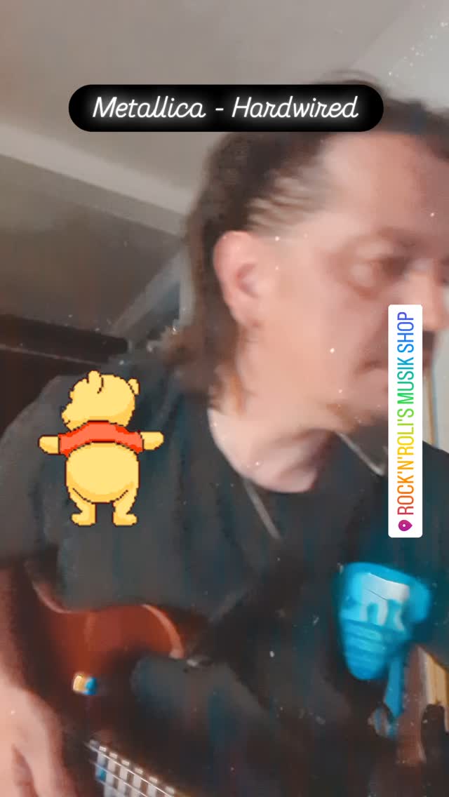 Gitarre speielen, anstatt zu schlafen? #metallica #metallicafan #guitar #musicianlife #musicislife #heavymetal #thrashmetal #ibanez