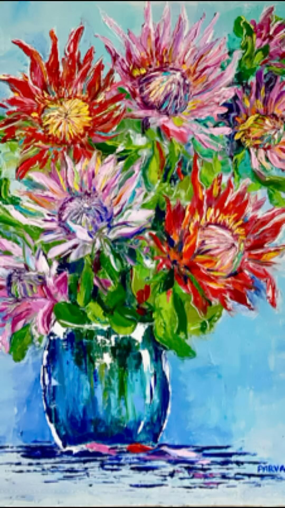 Available 24*30 oil on canvas.
• #ProteaArt
• #ProteaPainting
• #FloralArtwork
• #OilPainting
• #PaletteKnifePainting
• #BotanicalArt
• #ArtistLife
• #ArtJourney
• #CanadianArtist
• #MontrealArtist
• #CreativeProcess
• #NatureInArt
• #FlowerArt
• #ModernFloralArt
• #ArtReel