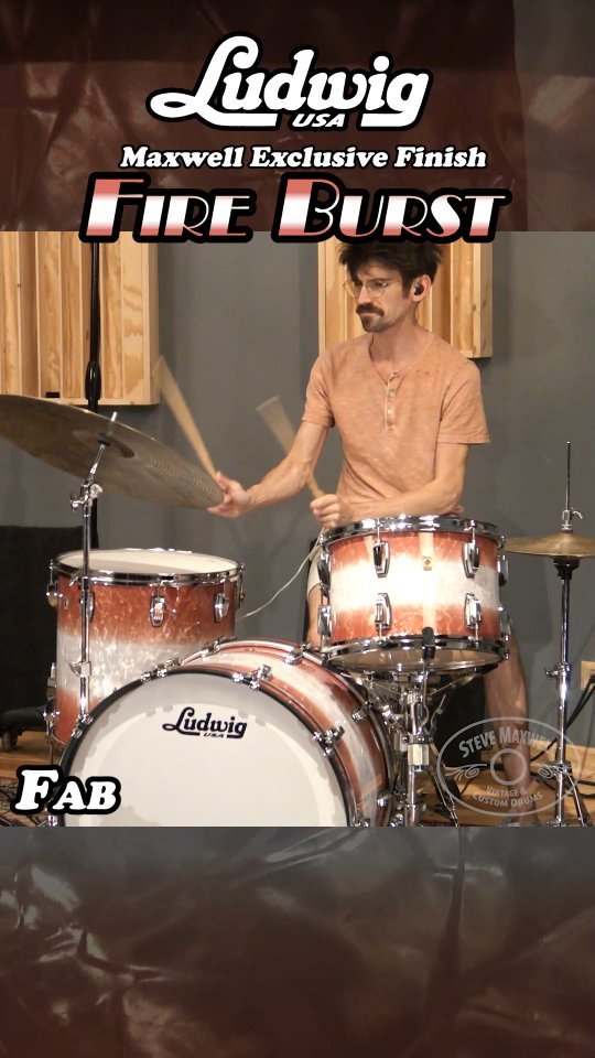 New EXCLUSIVE finish from Ludwig USA through our shop! 🔥 Fire Burst Pearl 🔥 Inspired by the burst pearl finishes of the 1930s, this fiery spin on the classic white marine pearl is sure to light up any venue. Available now in Ludwig's classic maple outfits! Call our shop or check out our Reverb store 📞 630-237-4997
💻 Reverb: Steve Maxwell Drums - Chicago
.
.
#ludwig #ludwigusa #pearl #drums #vintage #custom #maple #downbeat #jazz #rock