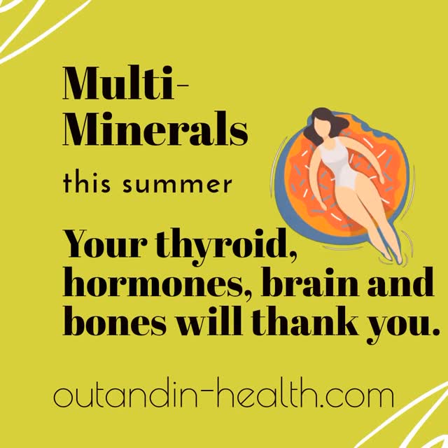 Multi minerals at Outandin are the best on the market. Get yours today and be on top form this summerโฆ.#outandinlife #multimineral #thyroidhealth #hormonehealth #metabolism #strongmuscles #healthybones #womenshealth
