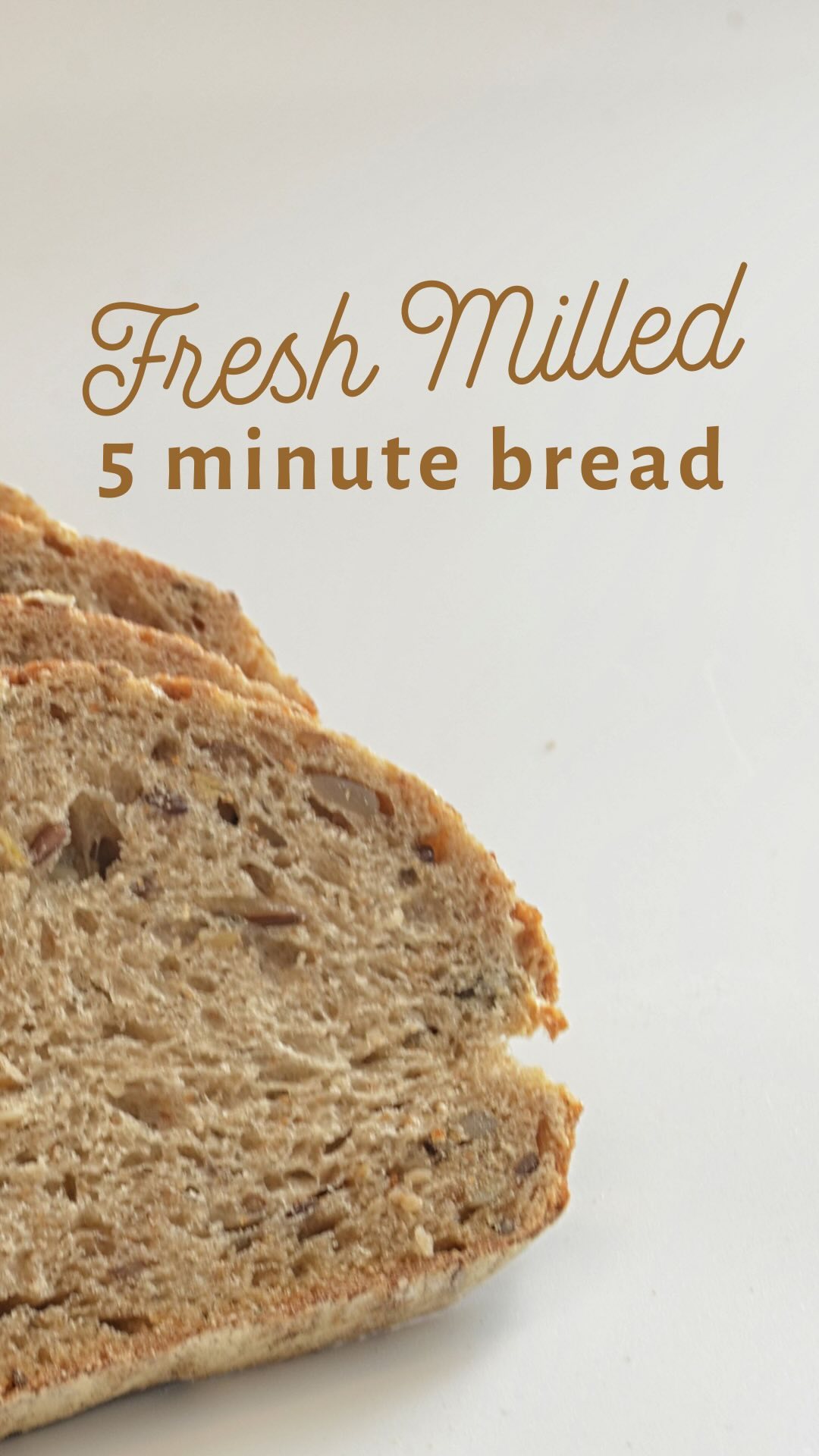 If you are short on time you can STILL have fresh milled bread! Simply dump your ingredients into the bread machine and walk away. I like to take the dough out at the beginning of the second rise and shape into 2 loaves or 1 loaf and rolls, let rise, then bake in the oven. Hand shaping makes a prettier loaf; however, that is not necessary. With a bread machine you can even put ingredients in the night before and wake up to the smell of fresh bread!
INGREDIENTS:
2 cups hard red
1 cup hard white
Mill the grain
Add ingredients to machine:
1/3 cup olive oil
1/3 cup honey
1 egg
2 tsp salt
1 tbsp sunflower lecithin
310 grams warm water (130° or less)
Add flour
Make a well in center
Add 1 tbsp instant yeast
Press Start
Enjoy your fresh loaf of bread 2.5 hours later!
#freshmilled #breadishealthfood #nutrientdense #dailybread #grain #thefarmersharvest #grainmill