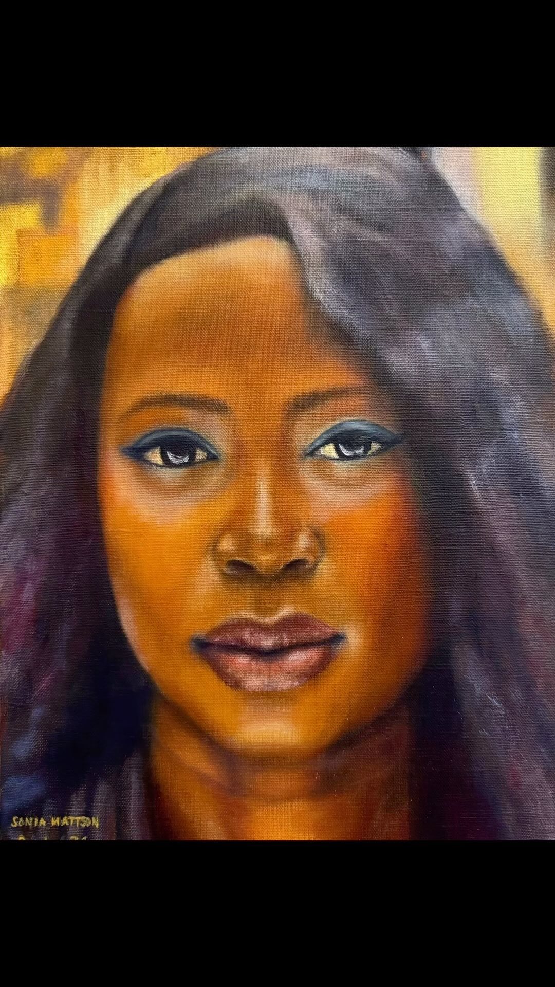 Portrait of Eva from my upcoming exhibition #artexhibition #portraits #womenartists