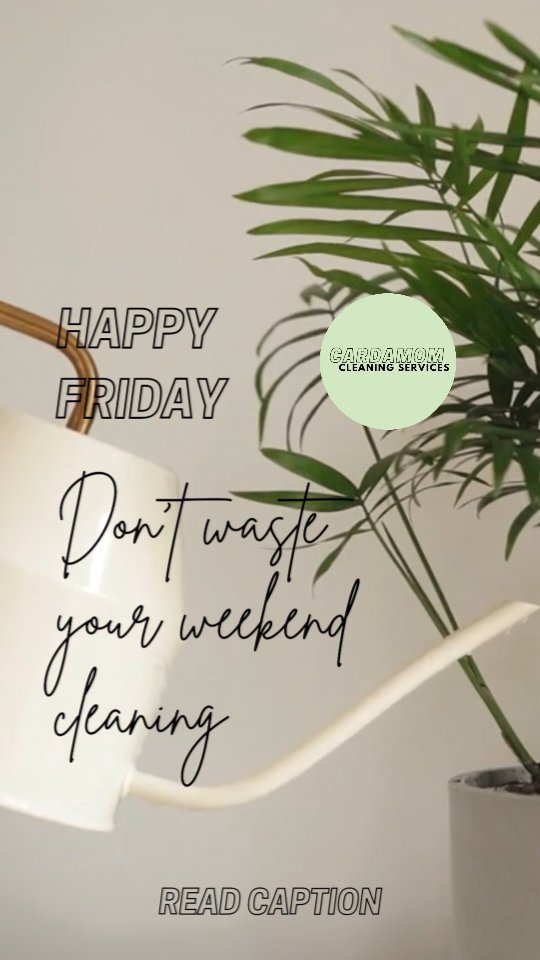 Do you find yourself catching up on all the housework at the weekend? You'd rather be with friends or family, or just doing anything you enjoy?
Call CARDAMOM to organise your quote, and be ready to enjoy all that free time by next weekend!
Why Cardamom?
✨Reliable: We take our work seriously and understand we are here to help you.
⭐Eco-conscious: our processes and products are researched and constantly improving to have less of an impact on the Earth.
🌙Fully insured: for your peace of mind. We are human after all.
🌞Family and Pet friendly: we love meeting all the growing and furry members of the clan.
Call 0423 237 341
Booking form in Bio
#perthcleaning #perthcleaningservices #tuarthill #yokine #balcatta #innaloo #leederville #ecofriendlyproducts #greencleaning #housecleaning #cardamomclean #cleaningforall #ecofriendly #greenwood #stirling #osbornepark #mounthawthorn