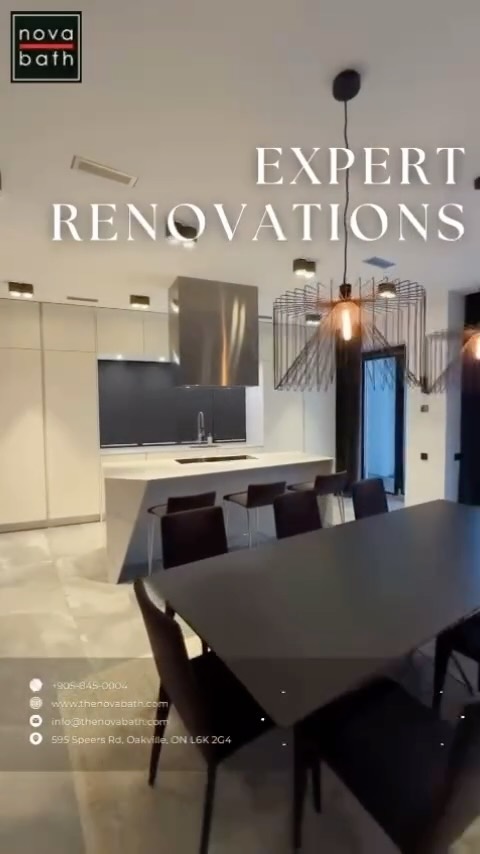 Transform your kitchen and bathroom into stunning, functional spaces with our expert renovation services. Let us bring your vision to life with precision and style.
Contact us today to get started!
-
-
-
#KitchenRenovations #BathroomRemodel #HomeUpgrade #ExpertRenovations #LuxuryInteriors #NovaBathDesign #Water #Modernelegance #Kitchen&Bath #Nova #Bath #Mississauga #Oakville #Toronto #GTA #Burlington #Realestate #Custombuild #Kitchens #Unique #Customdesign #Website #Designedexpertly