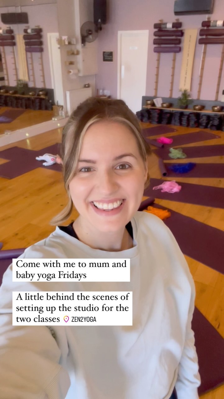 Come with me to mum and baby yoga Fridays!
A little behind the scenes set up of the classes today
Today was week 1 of our new mum and baby yoga block, we welcomed 21 mums and babies split over the two classes which was so amazing to see. Thank you so much to new & returning clients for coming along, we had a lovely first class getting in some:
✨Mindful breaths and movement
✨Yoga movements with baby and solo time to ease muscle tensions
✨Baby sensory elements with scarves and over the clothes baby massage
✨Bonding, smiles and giggles with the little ones
✨Nursery rhymes to end the class
✨Relaxation time & body scan to finish
✨Time of a blether & cuppa
✨Connecting with other mums
✨Celebrating you!
My mum and baby yoga classes run 11am-12 and then 1-2pm on Fridays in Polmont, drop me a message to stay in the loop for joining for a future block
Gilly x
#babyclass #mumandbabyyoga
#babyandmeyoga #yogaformums #postnatalyoga #yogaclass #falkirk #polmont #forthvalley #mumsgroup #mumsandbabies #babygroup #mumandbabyyogafalkirk #womensyoga #womenscricle