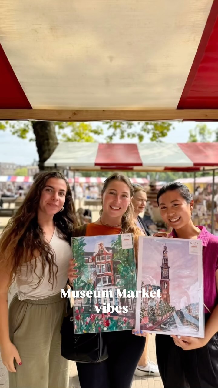 Thanks for dropping by for the last summer market of the season 💛
#affordableart #summerinamsterdam #artforyourhome