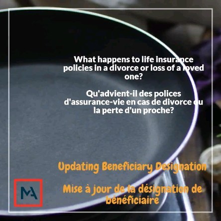 When people do separate, something that’s often initially overlooked, when dividing up a household and assets, is insurance.
Call us today.
514 225 4856
lorsque les gens se séparent, un élément souvent négligé au départ, lors de la division du ménage et des biens, est l'assurance.