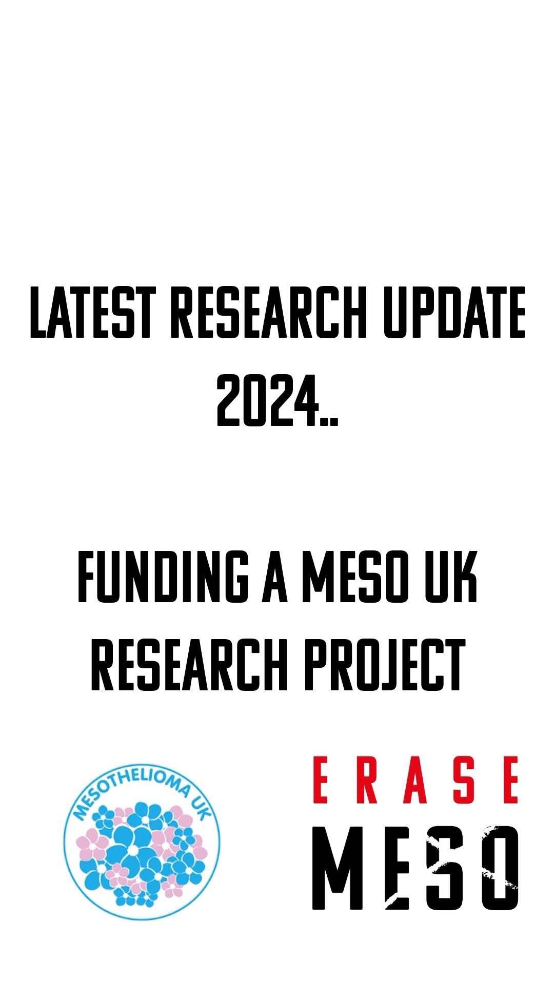 Results of the Meso Uk research project that we funded are out.. and we’re delighted that it was successful.
You can read all about it on our site.
Thanks to you all for supporting us & making this project possible.
Link in bio #mesothelioma #asbestos #asbestosawareness #mesotheliomacancer #cancer #research #mesoresearch #erasemeso #fundacure