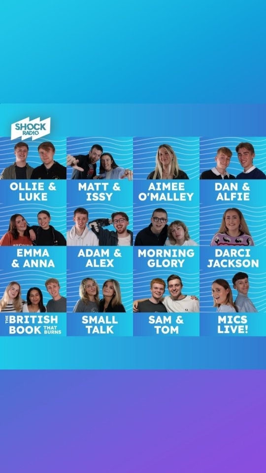 🎙️ MEET OUR BREAKFAST & DRIVETIME DUOS!
Wake up and get home with Shock Radio every day, with the best music and chat across Manchester!
#salford #salforduni #salfordsu #uni #studentradio
