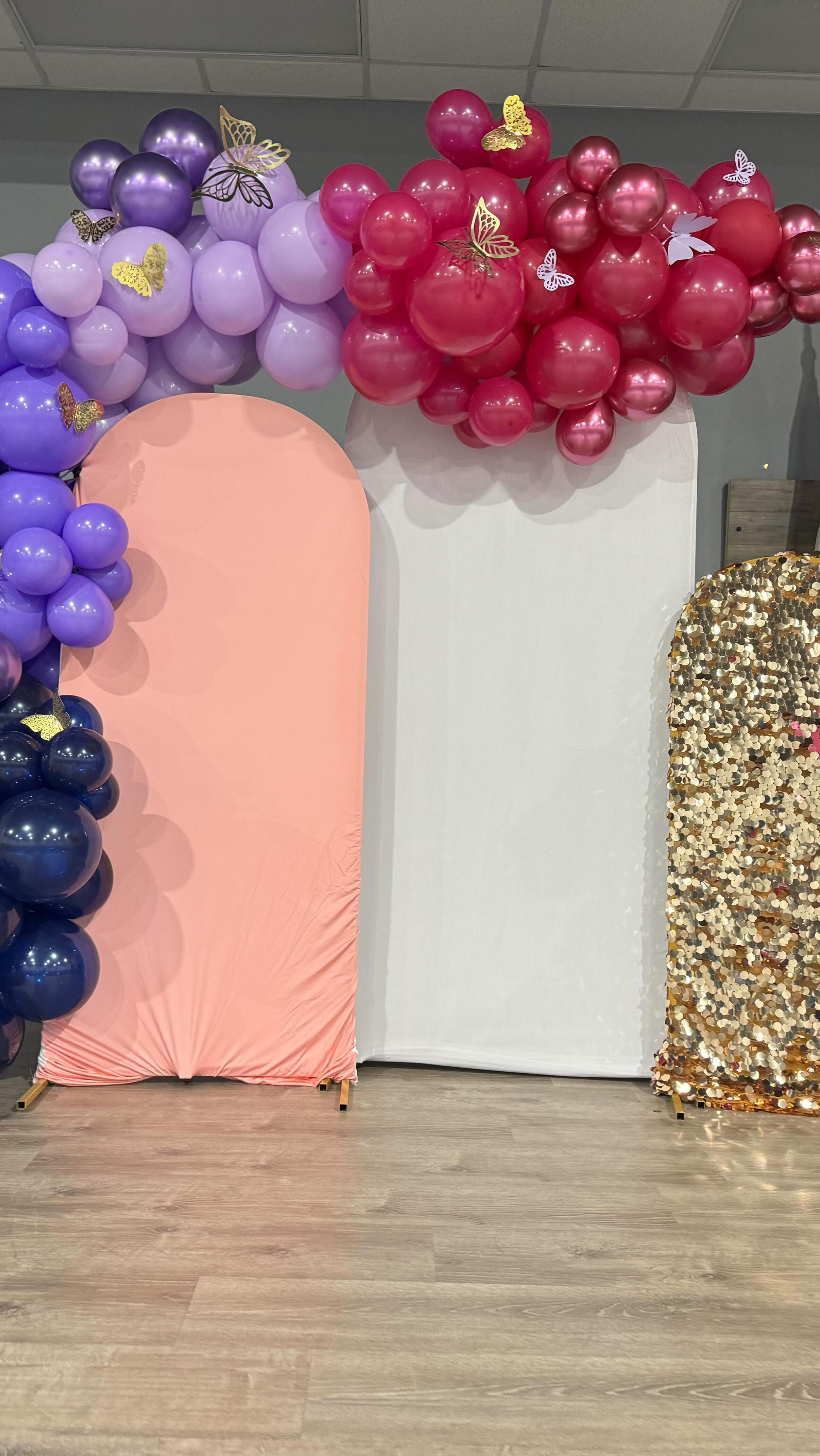 Elevate your event with our stunning balloon backdrop! 🎈✨ Perfect for photos and adding a pop of color to any celebration. Whether it’s a birthday, wedding, or special occasion, our balloon backdrop will make it unforgettable. Snap some pics and share the joy! 📸🎉 #BalloonBackdrop #EventDecor #Celebration #PartyTime