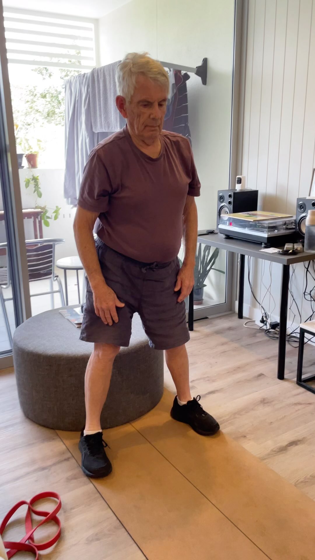 We’ve been mixing up Mick’s squat stance recently, because change can be as good as a holiday. We’ve done lots of squatting in Mick’s comfortable squat stance, so we’re taking it a little wider to hit some different patterns and muscles.
We’re mainly doing this because Mick moves REALLY well. He’s into his 70’s and has no issues squatting, hinging, balancing on one foot, hand-eye coordination, pressing and pulling.
His fundamentals are down-pat, so we’re adding in some variety to keep Mick guessing.
#SeeTheAbility