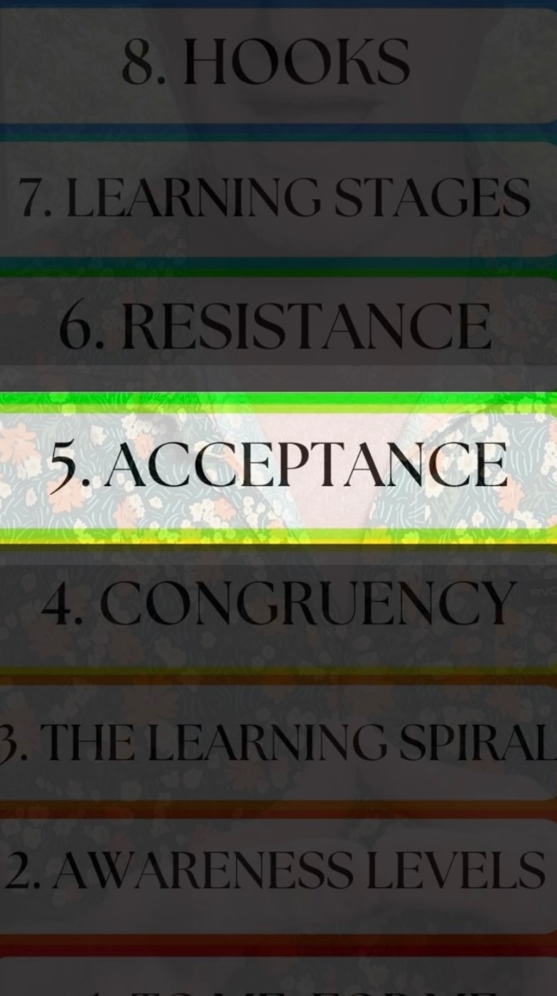 Here it is. Day 5 of 12. Victim to Creator mini masterclass. Acceptance. A 3 min video that could save you years.
