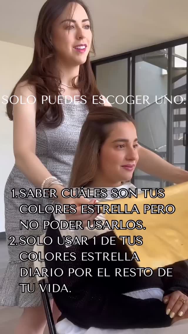 Imagínate que solo puedes escoger uno 😬
🩷Saber cuáles son tus colores estrella, los que te hacen ver guapísima, brillar, y verte con luz PERO no poder usarlos
🩵O solo usar un color que se te ve súper bien pero SOLO ese color para siempre.
Cuál de las dos opciones escogerías?
Cuéntame en los comentarios 👇
Y si quieres información sobre los Análisis de Colorimetría — Presenciales en CDMX u Online déjame un 😊 en los comentarios 👇