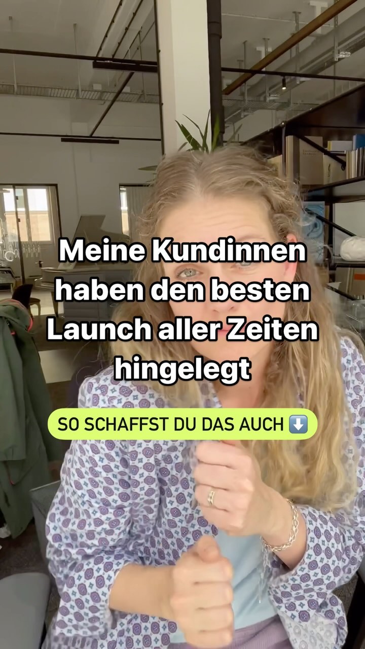 Wenn du von dem miesen Gefühl „Wir drehen uns total im Kreis und verplempern so viel Zeit 😮💨” zu “Julia, das war der beste Launch den wir je hatten 🥳” kommen willst, dann pass jetzt gut auf:
Als meine Klientinnen zu mir kamen, waren sie ein bisschen lost.
Sie hatten große Sorge ihre guten Verkaufszahlen wegen der Rezession zu halten & wollten eine richtig knallende Salespage erstellen. Aber damit drehten sie sich total im Kreis und verplemperten unzählige Stunden.
➡️ Hier ist was ich gemacht habe, um ihnen den größten bisherigen Umsatz zu generieren:
Schritt 1: Wir haben zusammen ihre Wunschkundin definiert: Welche Bedürfnisse hat sie, welche Transformation will sie durchlaufen. Welche Voraussetzungen muss sie mitbringen, damit der Online Kurs auch den gewünschten Erfolg bringt.
Schritt 2: Wir haben die Gold Nuggest des Kurses herausgearbeitet, damit der Wert des Kurses für die Käuferinnen als absolut gerechtfertigt angesehen wird.
Schritt 3: Wir haben die bereits vorformulierte Salespage & Email Sequenzen auf die Sprache, Motive & Bedürfnisse angepasst und einen riesigen “Haben-Wollen” Effekt erzeugen.
Am Ende konnten sie es selbst nicht glauben: “Wir haben den besten Launch ever hingelegt.
Wir wissen jetzt ganz genau, was wir kommunizieren müssen, damit unsere Kundinnen auch kaufen. Und ganz nebenbei… Die Zweifel, dass unsere Kundinnen kein Geld mehr ausgeben wollen, waren total unberechtigt”.
Wenn du auch ein bisschen den Fokus verloren hast & klare Strategien für mehr Verkäufe benötigst, dann folge mir doch und lass dich inspirieren.
POSITIONIERUNG
BUSINESSAUFBAU
ONLINEBUSINESS
COACHINGFUERFRAUEN
#Positionierung #Businessaufbau #onlinebusiness #coachingfuerfrauen