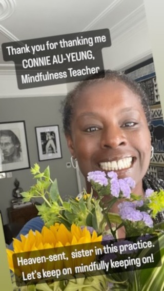 Thank you @ayconnie for the flowers! It is life-affirming to be so surprisingly and exquisitely thanked for the doing work I love, for the community I love with people like you. whom I love. Your skill, generosity, faith and LOVE of this practice made it possible ❤️🪷🪷 #bloomandwild #mindfulness #kindfulness #gratitude #southacton #mbct #mbsr #mbsrteachertraining #bamba #yardo.co.uk
