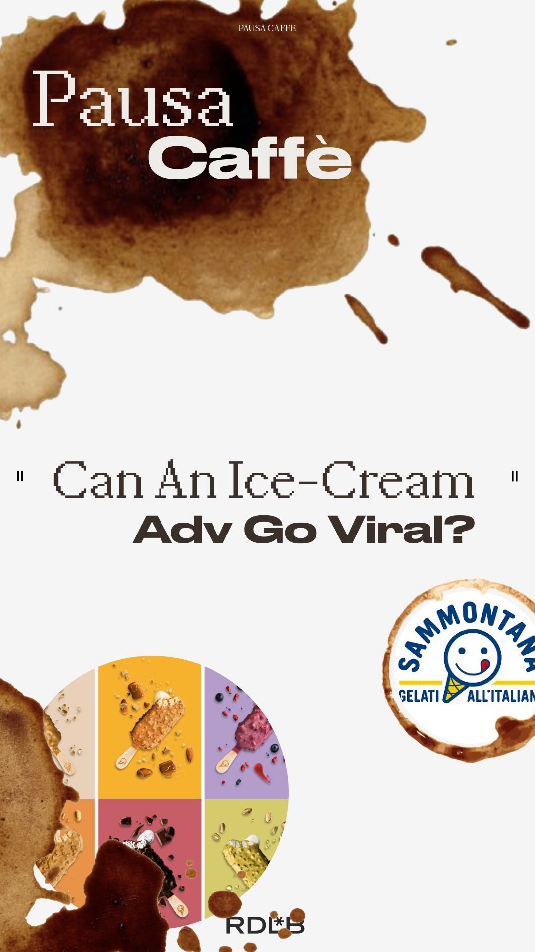 ☀️ We already know that summer means ice cream ads, and this year makes no exceptions. In Italy though, a gelato brand (@gelatisammontana) decided to adapt a clever strategy and stand out from the mass with an interesting digital campaign. 🍦 In today’s Pausa Caffè Capsule we dive into this campaign to better understand how going viral could be easier than you thought! ✨
For more intriguing advertisement campaigns and branding insights visit us at rdlb.nyc at the link in our bio @rdlb.agency 
#RDLBAgency #PausaCaffè #BrandStorytelling #MarketingStrategy #Branding #Communication #Marketing #Branding #autenticaossessione #sammontana #Advertising