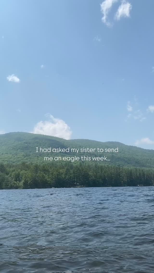 The line read…”to say, meet me where I am.”
…
She circled & soared over the middle of the lake then flew directly over us & back towards the tree line by our cabin - staying with us for about 3 mins.
…
I let out a few “yeaaaahhhhhhhs” & “let’s gos!” & a “you did it!” And once again I’m reminded just how close she is…inches away. Always.
…
6/14 Kiki Day (year 6)
…
#kaiaevolutions #alchemyinmotion #embodiedalignment #sisterlove #sisterloss #siblinglove #siblingloss #sistersigns #hope #hopecoaching #trustyourself #kikiday #suicideawareness #endthestigma #youarenotalone #purelittlesistertransforming
…
📚: @chanel_miller