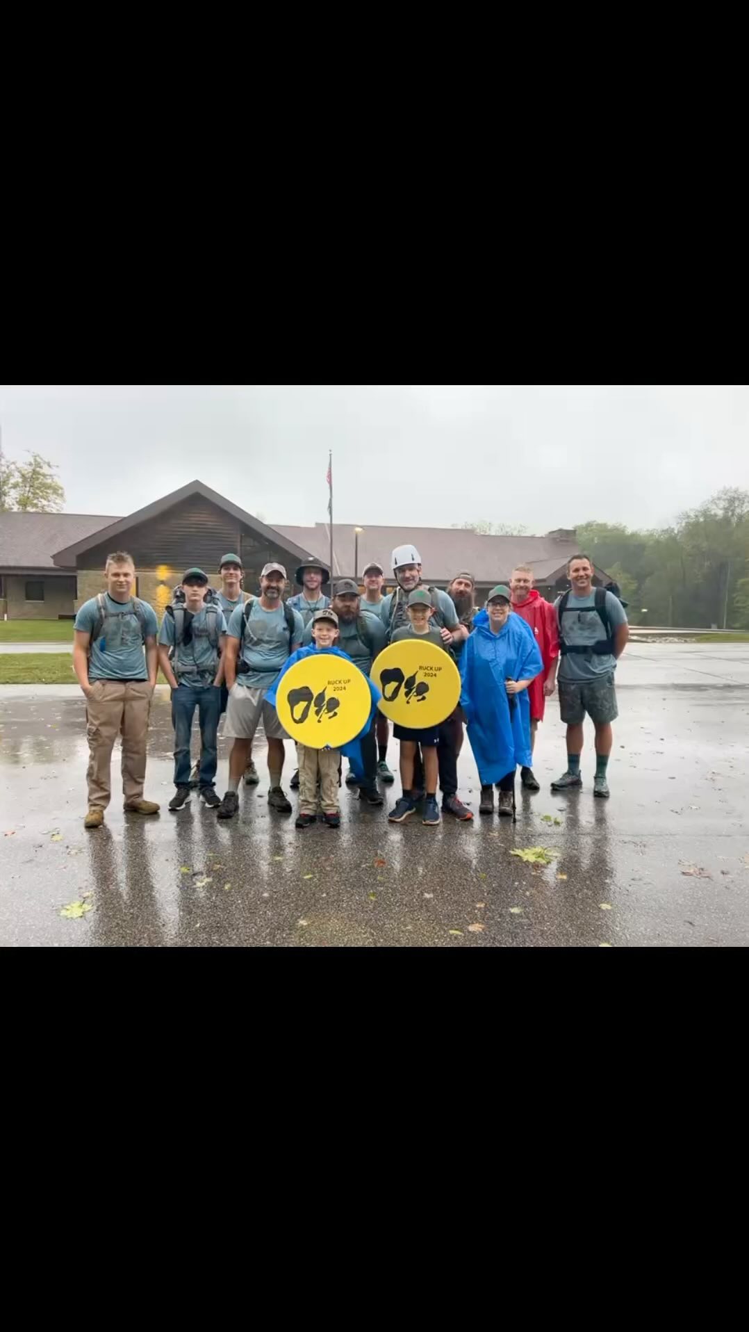 Day two was a little less windy and rainy but just as eventful! Down trees and limbs made for a hard 15.5 mile hike, but our hikers are amazing!