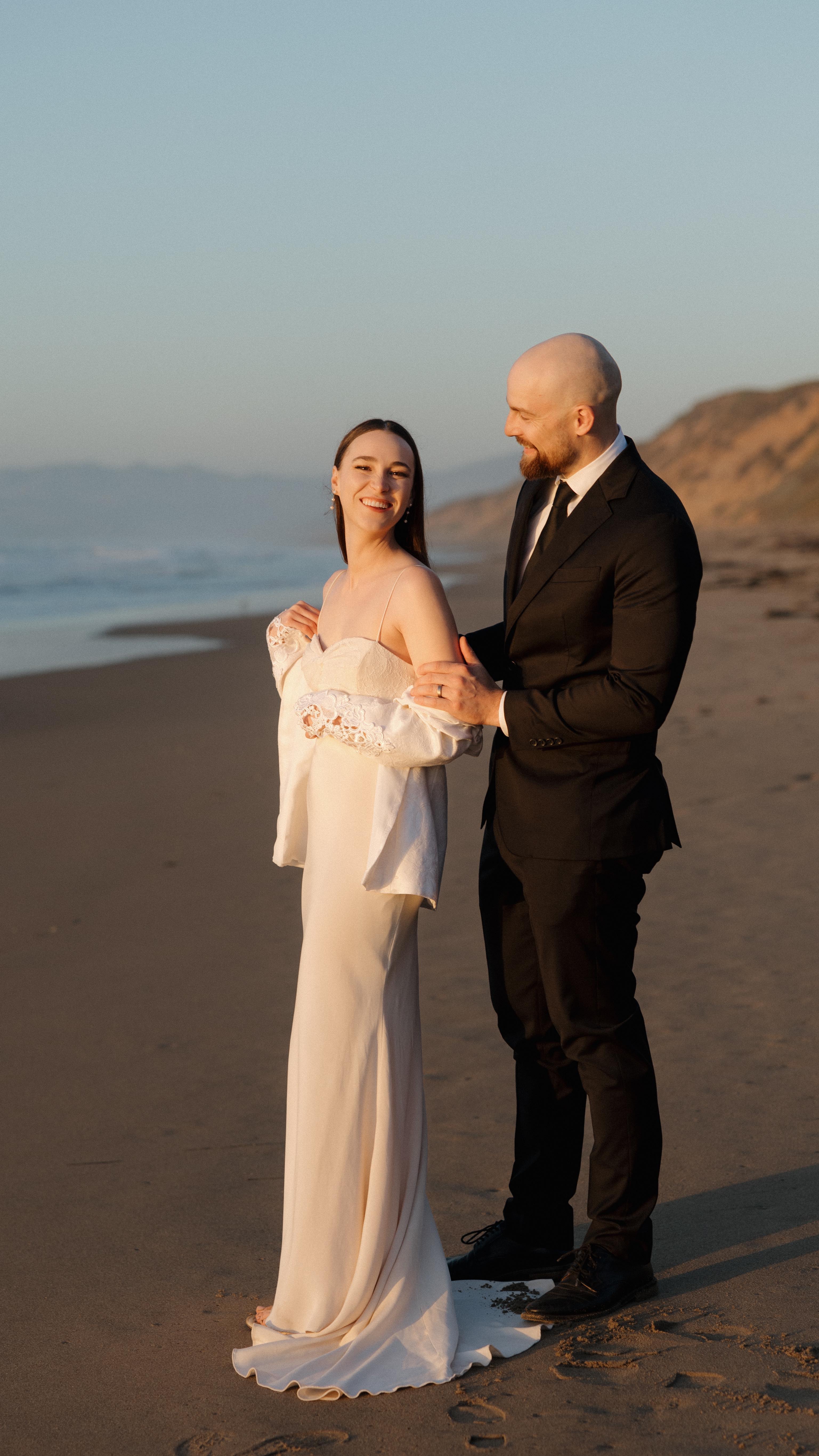 Within minutes of meeting Breezy and Robert, I knew they were prefect for each other. From the way he cares for her, to the sweet looks they exchange with each other, they are so in tune with each other.
Their 10/12/24 elopement was intimate with family. They had planned for months to take photos with me after. I loved getting to see their wedding attire and create a little dancing moment in one of the most beautiful places.
Ps. Post-wedding portraits are my new favorite! Its always an option to dress back up and pick beautiful spots like MDO.
Wedding Portraits, Elopement, Wedding Photographer San Luis Obispo