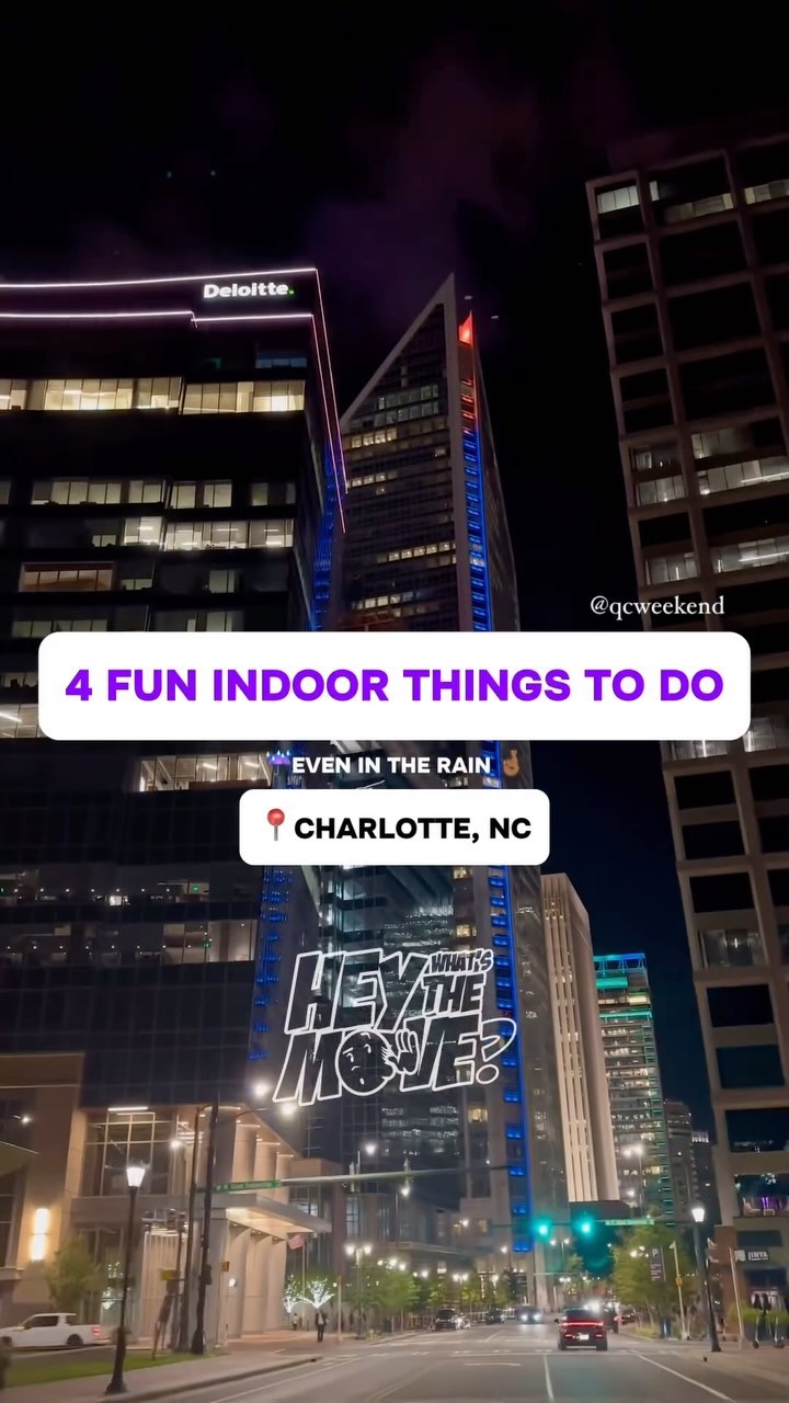 Check out these Charlotte gems! ๐
๐ผ๏ธ @moi_clt Museum Of Illusions โ mind-bending fun!
โณ๏ธ @topgolf โ Now with 2 locations in Charlotte!
๐ฟ @cinergyentertainment โ Great food, cocktails, and reclining seats.
๐ฏ๏ธ @paddywaxcandlebar โ Perfect for a unique candle-making experience.
Whether you're looking for family fun or a date night spot, these indoor activities have you covered.
Have you been to any of these? Which ones are on your must-visit list?
.
.
.
๐ท ๐๐ฅ: @heywhatsthemove
------โโ---------------
Check us out at @qcweekend for more to-dos in Charlotte!
-----------------------
#charlotteactivities #cltfun #indooradventures #explorecharlotte #charlotteattractions #familyfun #charlotteevents #charlottelife #ncadventures #discovercharlotte #queencityweekend #charlotteweekend #charlottenc #visitcharlotte #charlotteentertainment #qcw #queencity