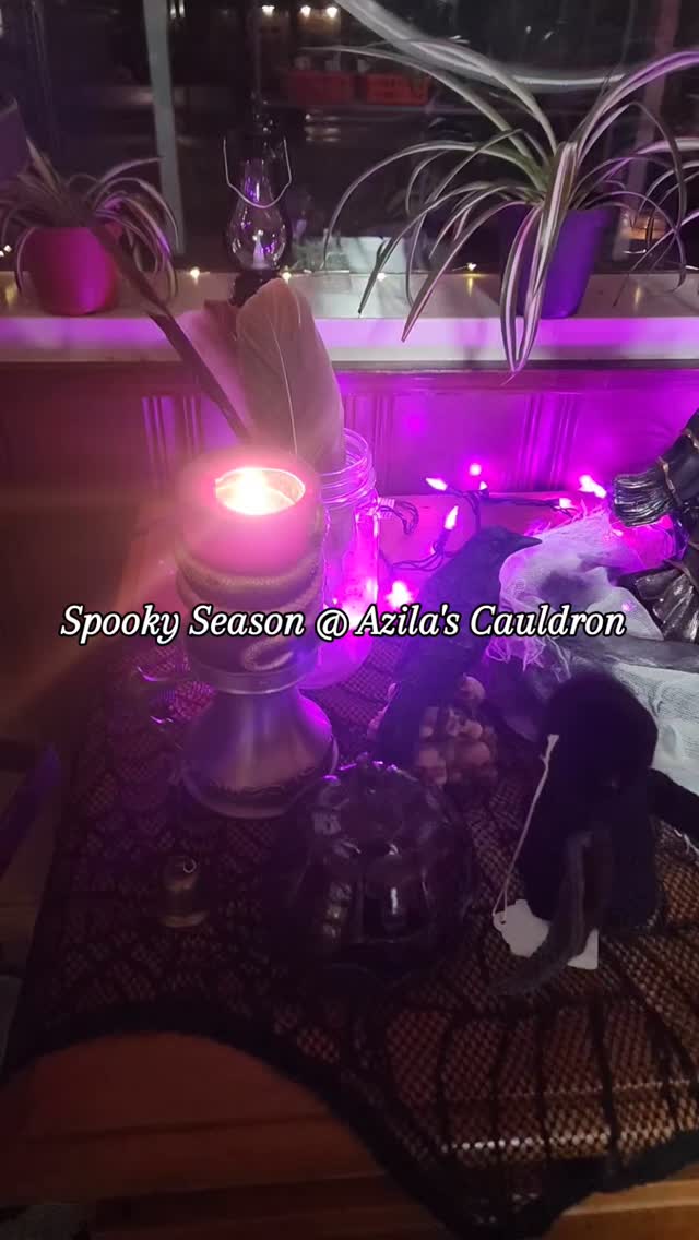 Happy Spooky Season, Happy Samhain, and Happy Halloween from Azila's Cauldron!
#metaphysicalshop #humboldtcounty #witchyshop #witchyvibes #metaphysicalstore #azilascauldron #witchcraft #witchystore #halloween #happyhalloween #happysamhain #happyspookyseason