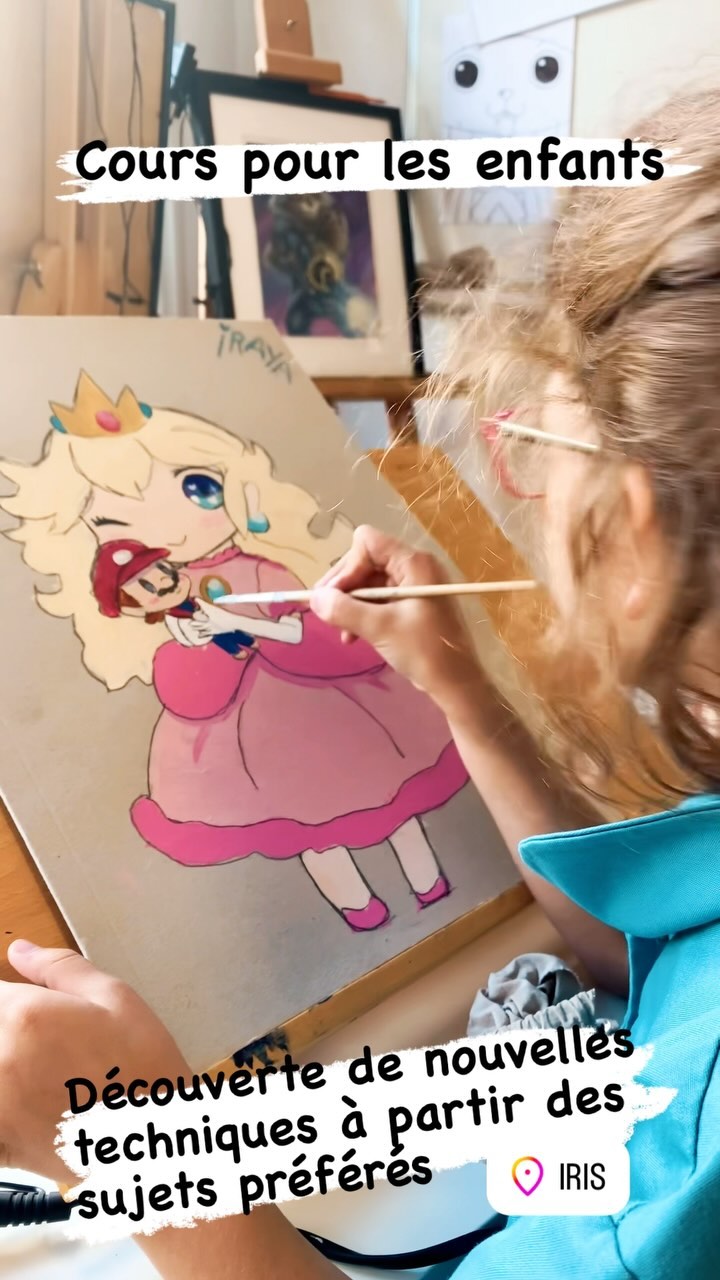 @dessinenfant #coursdedessinenfants #mariopeach #peachmario #mariobros #acrylicpainting #acrylic #peintureacrylique #amsterdamtalens #talensamsterdamacrylic