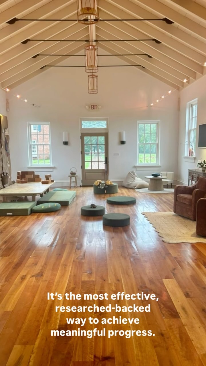 Play-based therapy isn’t just fun—it’s the most effective and research-backed way to achieve meaningful therapeutic progress. Drawing on the work of experts like Dr. Mona Delahooke and Dr. Stephen Porges, we know that supporting a child’s nervous system through play and co-regulation builds the foundation for real growth. 🌿 Our environment acts as the “third teacher,” intentionally designed to meet sensory and emotional needs, so children feel safe, connected, and ready to learn. In just two months, we’ve seen remarkable gains. We’re thrilled to offer a space where highly trained, neurodiversity-affirming therapists guide children through meaningful, strengths-based work—because this is how real progress happens. ✨ #PlayWithPurpose #PolyvagalTheory #NeurodiversityAffirming #StrengthsBasedTherapy