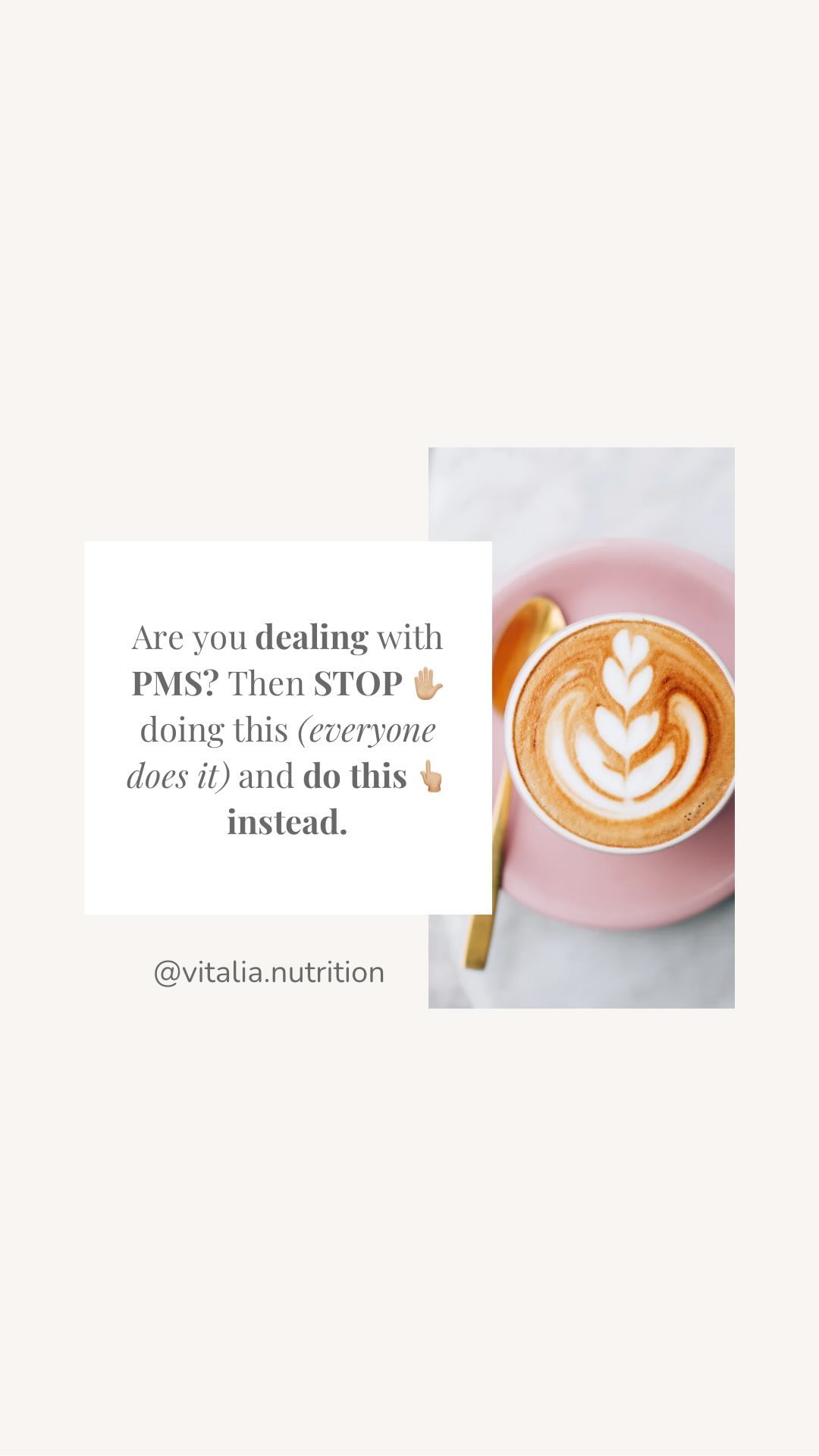 Are your hormones outta whack?
Meaning that your periods are irregular, youre dealing with weight gain (especially around the belly and thighs), you got extreme mood swings, and/or are thinking of getting pregnant soon?
Then…STOP drinking coffee first thing in the morning, do it in this order instead, to support your hormones, improve period health, support your fertility, reduce PMS and boost your energy. You’ll thank me later ✌🏼
#fertility #hormonebalance #hormonehealth #cyclesyncing #periodtips #coffeetime #pmsrelief #momlife #momblogger #momlifebelike