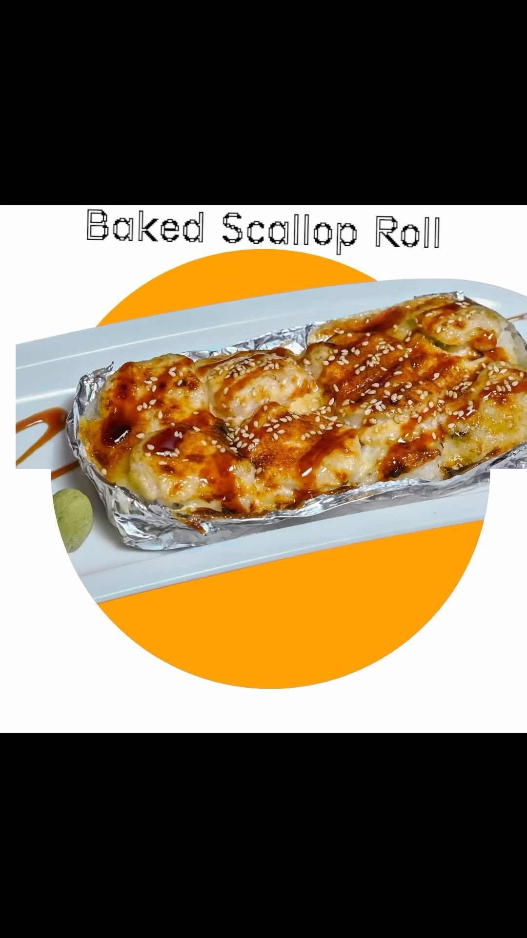 New Baked Scallop Roll! @ Teriyaki City Grill Pleasanton