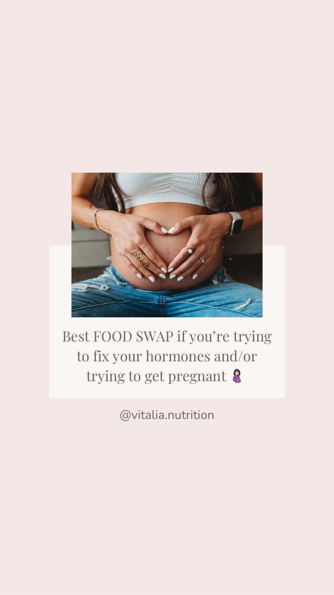 Youre gonna love this food swap if youre trying to reduce PMS symptoms, make your periods more manageable and/or get pregnant!
#hormonehealth #hormonesupport #fertility #cyclesyncing #momlife #hormones #healthyfoods #pmsrelief #momblogger #momlifebelike