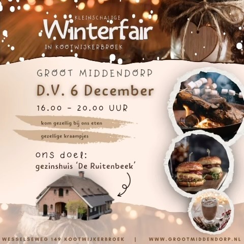 Welkom op onze gezellige winterfair! #grootmiddendorp