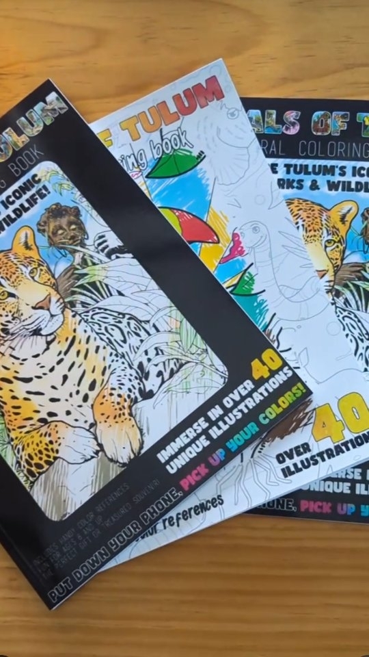 Disponibles en Tulum y Q.Roo
Ordenarlo conmigo o encuéntralo en el store de Chan Selvita (holistika)
$ 250 cu
$ 450 bundle (2)
$ 200 cu (si compras 3+)
Disponibles en Amazon worldwide
#tulum #animals #coloringbooks