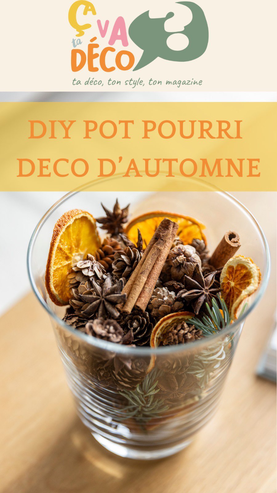 🍂🛠️ Réalise ton DIY Potpourri Maison 🛠️🍂
Je déteste ce terme « Pot pourri » c’est pas très engageant ! Cependant c’est une déco ultra facile à faire !
Une partie des « ingrédients » de cette recette non comestible sont trouvable dans la nature :
- branches de sapin
- Noix
- Pommes de pin
Parfait pour ajouter une touche automnale et une odeur agréable à ta déco ! Suis les étapes simples dans la vidéo et laisse libre cours à ta créativité !
👉 Aime cette vidéo si tu aimes les DIY ! Et n’oublie pas de t’abonner pour plus d’idées déco inspirantes ! 🛠️
#DIY #Potpourri #DécoMaison #Inspiration #cavatadeco