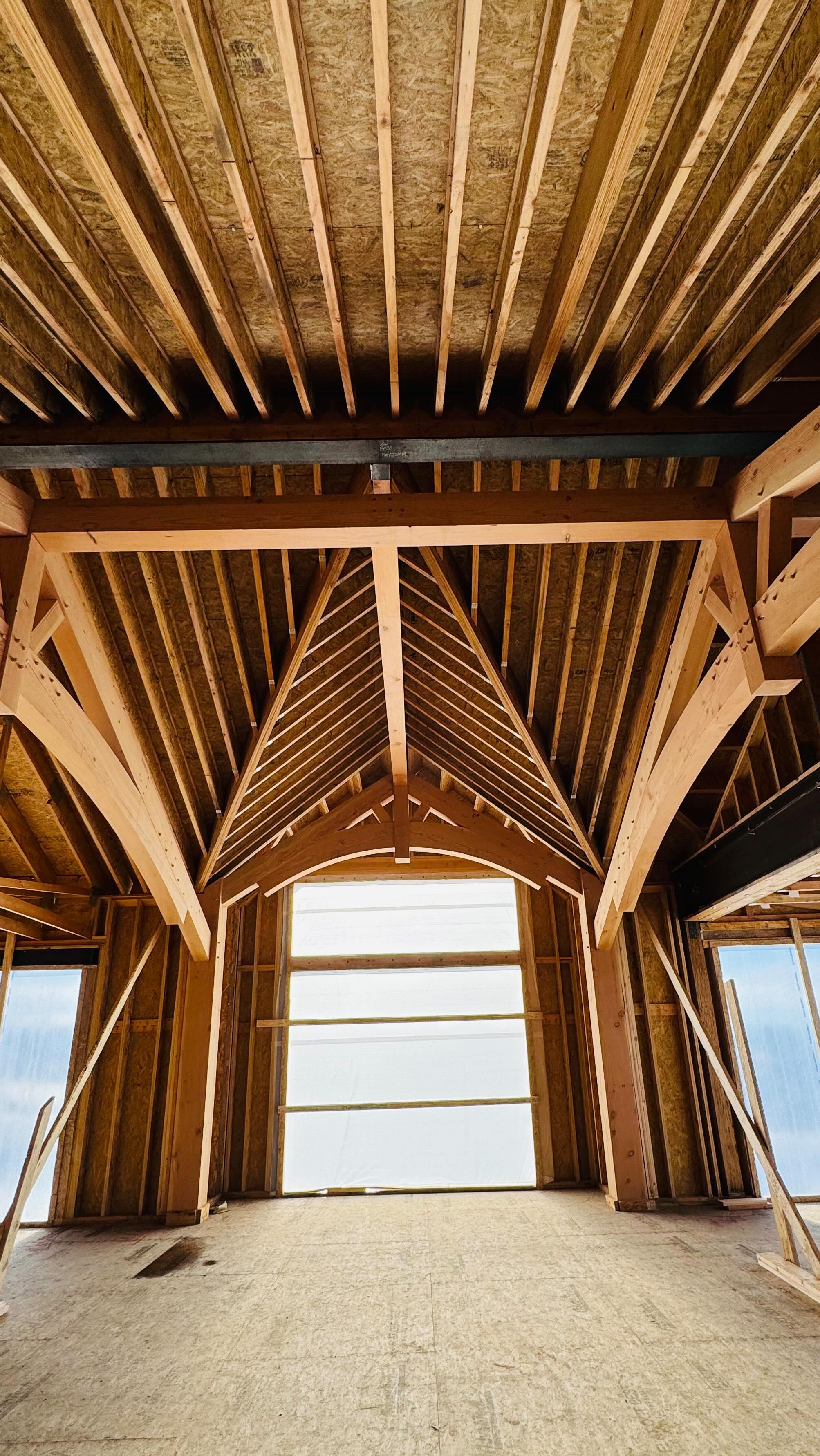 Framing walk through-
Timbers starting to show up on-site.