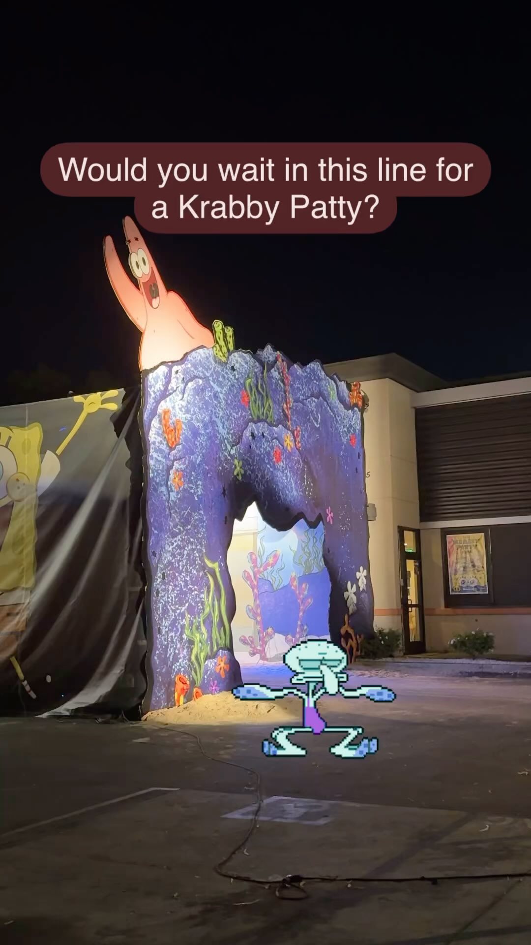 We got to the front just in time for them to tell us they shut the line down 3 hours ago 😅
#wendys #krabbypatty #drivethru #spongebob