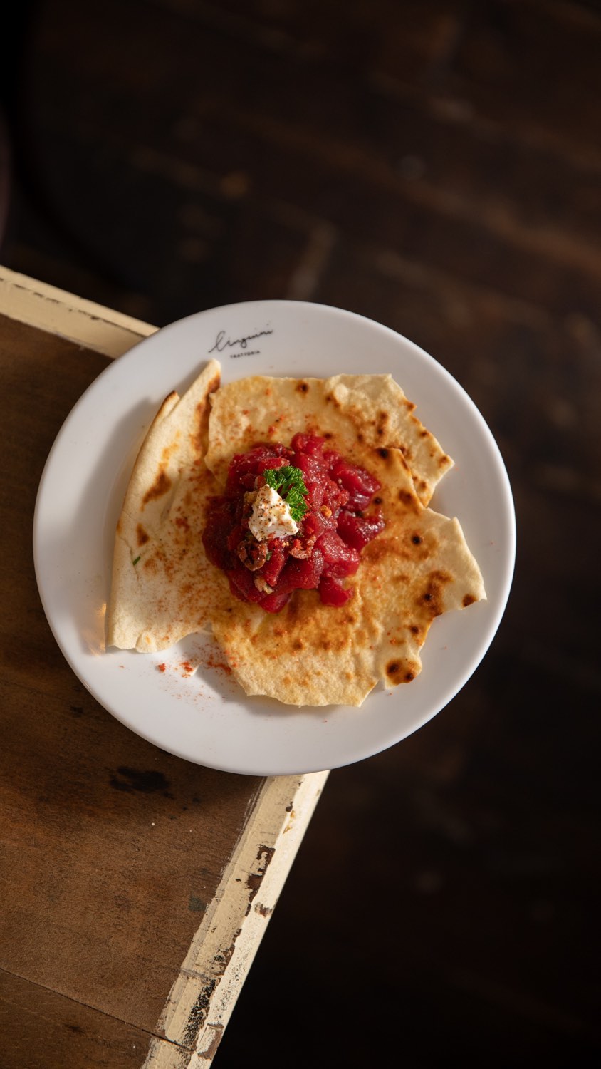 For tartare lovers, our Tartare di manzo is a must-try! Itâs a beef tartare with capers and olives tapenade, chily, shallots, parsley, creme fraiche & pane carasau. If it sounds good, wait âtill youâve tried it!đ
.
.
.
#lingunitrattoria #italianrestaurantamsterdam #foodieinamsterdam #amsterdamdining #italiandinneramsterdam #foodies #instafood #amsterdam #food