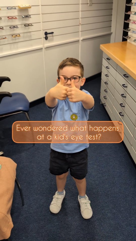 With the kids back to school, it's the perfect time to get their eyes tested to check everything is developing the way it should be 🤓
Some younger kids might be a bit nervous with the word "test" so why not show them this video to get them prepared before you come in?
🍎 Shapes instead of letters for young ones
🦁 Animal pictures for focus
🦋 3D shapes to check eye development
⭐ Stickers...because who doesn't love a sticker!
#backtoschool #kidseyewear