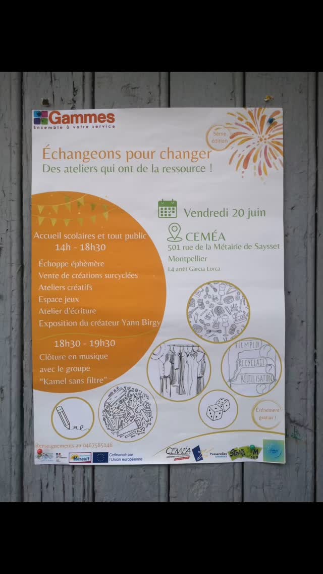 Vendredi 20 juin, je serai avec la @ressourcerie.artex
A partir de 15h, j'y animerai un atelier (gratuit) de réparation créative de jeans!
Tu veux te lancer ? Viens apprendre quelques astuces !
#réparer #zerowastefashion#creativité #slowfashion #upcycling #repareraulieudejeter #repairdontreplace
#visiblemending