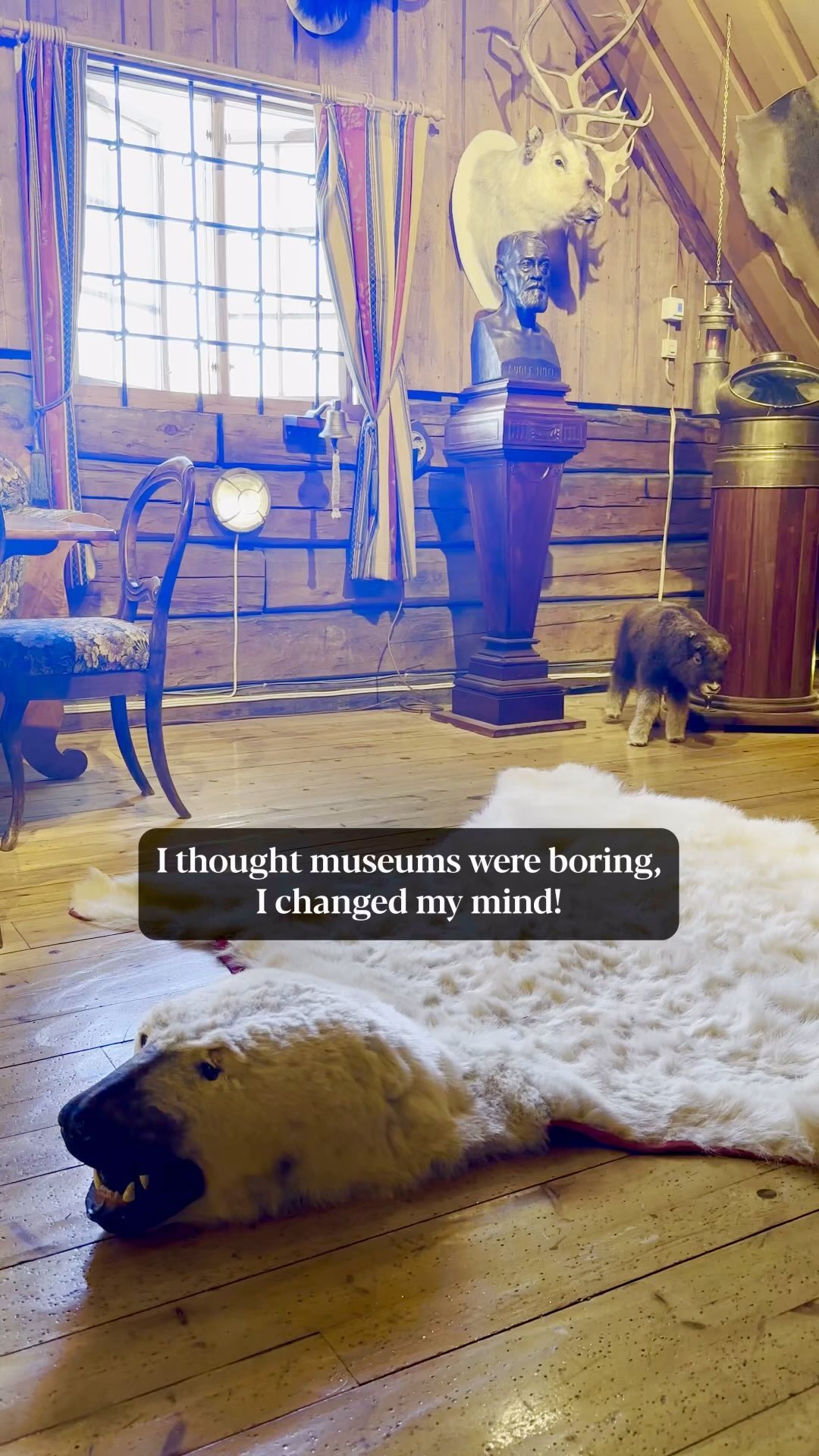 📍The Polar Museum in Tromso is all about arctic explorers and how they survived in some of the toughest conditions on earth #travel #adventure #norway #moneebtariq #explore