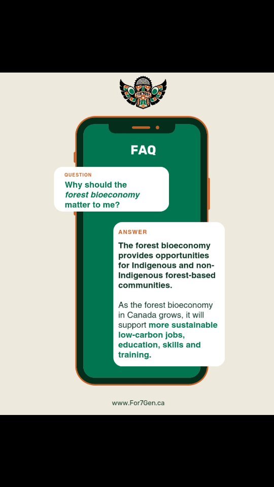 🌲 Why does the forest bioeconomy matter?
It’s a pathway to low-carbon jobs, education, and renewable energy for Indigenous and non-Indigenous forest-based communities.
Forest biomass can power our industries and homes with clean, renewable energy, paving the way for a sustainable, decarbonized future.
#ForestBioeconomy #CleanEnergy #SustainableFuture #For7Gen
Source: NRCan https://natural-resources.canada.ca/our-natural-resources/forests/industry-and-trade/forest-bioeconomy/forest-bioenergy/13325