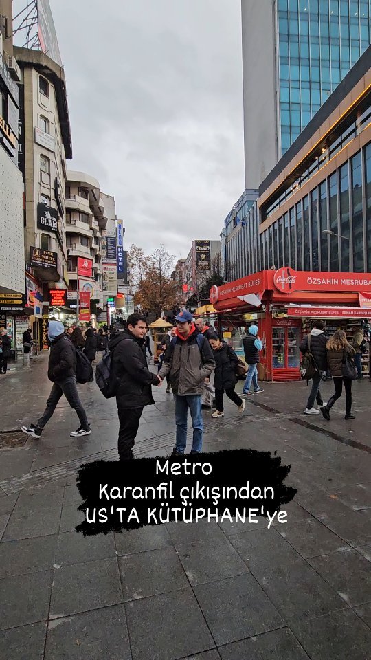 Kızılay Metro Karanfil çıkışından US'TA KÜTÜPHANE'YE gelirken hangi yolu kullanıyorsunuz?
#ankaradakütüphaneler #ustakutuphane #ankarakızılay #ankaraselanikcaddesi