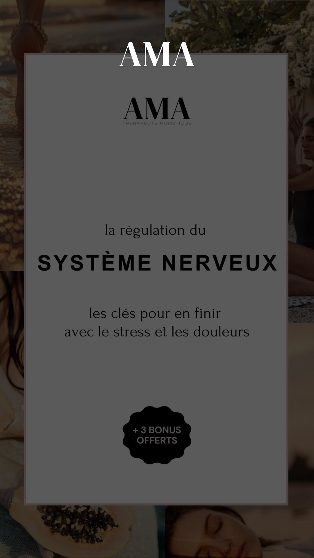 Maux de tête, hypersensibilité, fatigue chronique…
Découvre comment réguler ton système nerveux 🤯🧠🧘
Dans cet ebook tu trouveras toutes les techniques, routines et bases d’hygiène de vie à adopter pour réguler ton influx nerveux 👇
Lien dans la bio et ici : https://www.ama-therapeute.com/product-page/r%C3%A9gulation-syst%C3%A8me-nerveux-cl%C3%A9s-pour-en-finir-avec-le-stress-et-les-douleurs
#systemenerveux #regulation #ebook #conseils #amatherapeute #bienetre #apaisement #serenite #selflove #equilibre #care #selfcare #montpellier #france #selflove #etrebien #conditionphysique #balance #mieuxetre #stress #anxiete #hypersensibilité