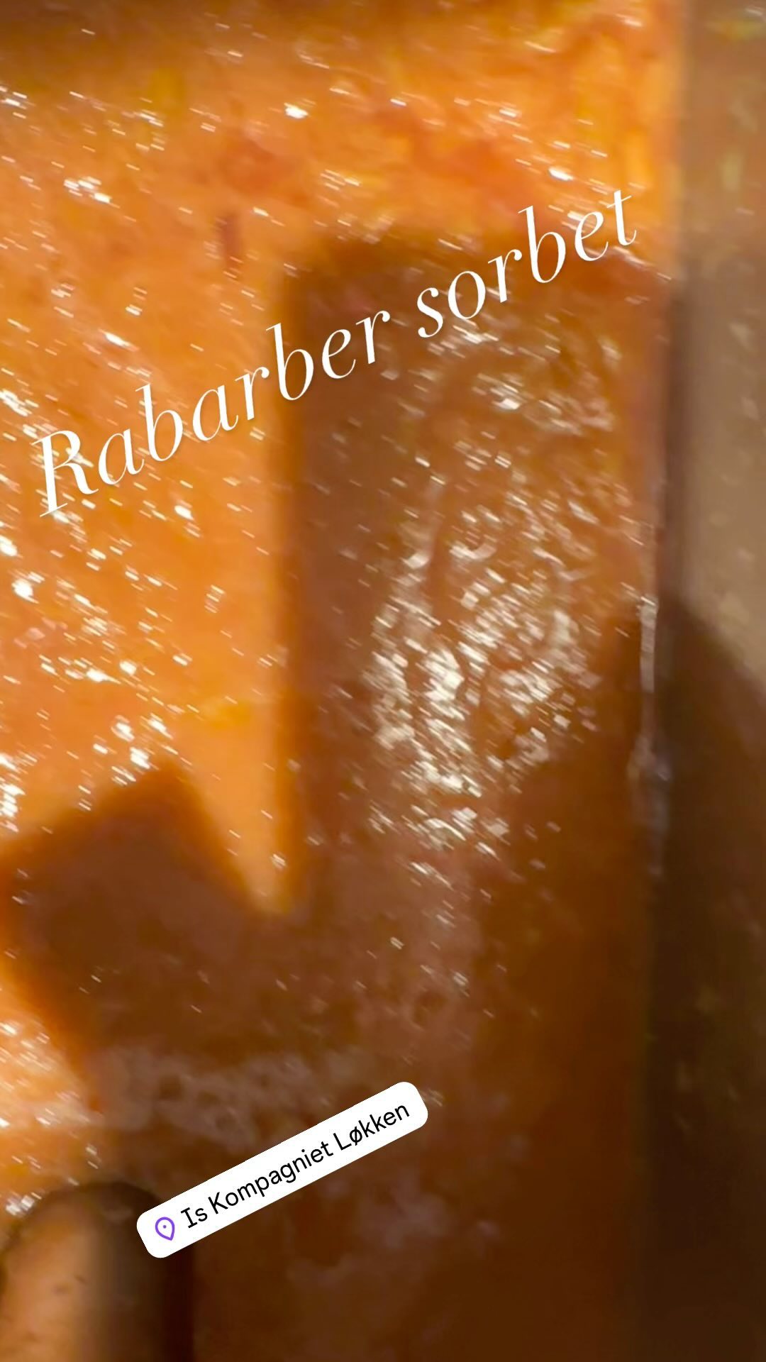 #rabarber #sorbet #gelato #iskompagniet #hjemmelavet #is #løkken #blokhus #
