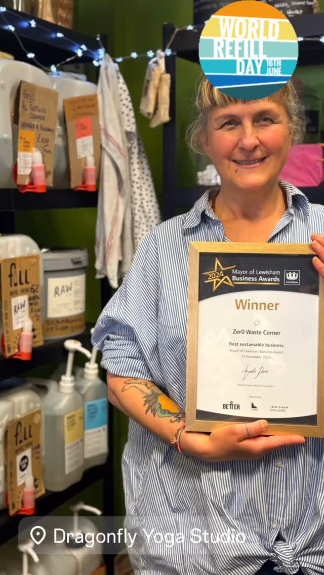 Did you know situated within Dradon Fly Yoga studios there is 0 Waste eco corner. A great place to come and have a workout, coffee, and a refill @dragonfly_yoga_london @leo_foood
