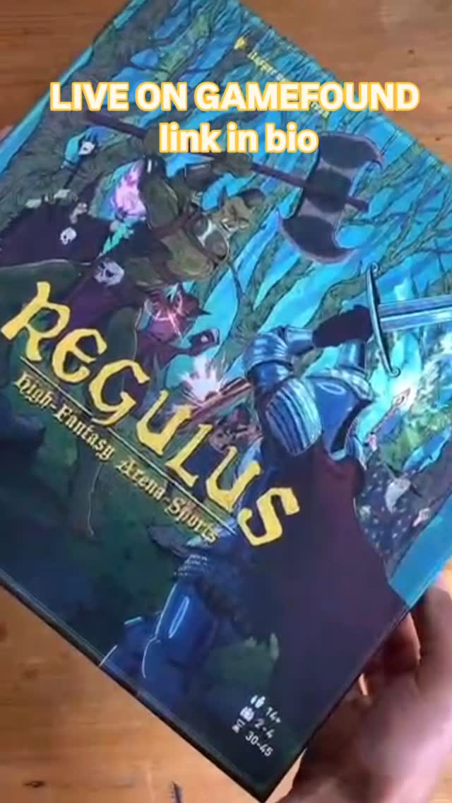 Regulus High-Fantasy Arena-Sports is out now on Gamefound. Back the campaign in the first 72 hours to get the Legendary Thorn & Rose armor set for free!