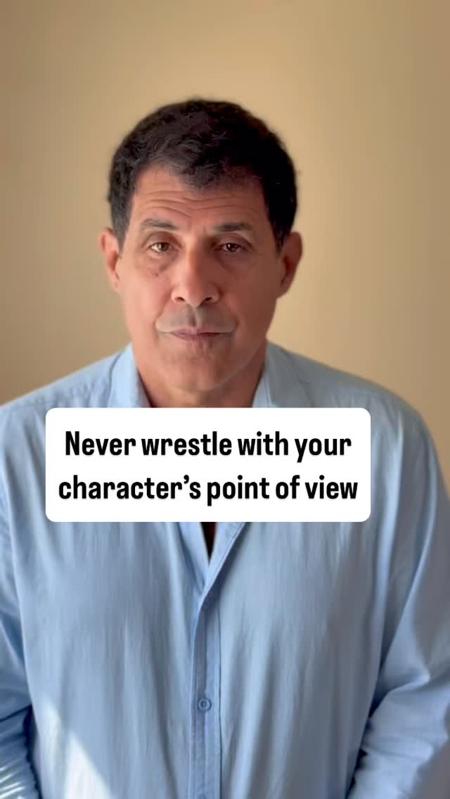 The power in simply accepting a point of view and making it your own. #reallifeactor #jeffseymour #actingcoach