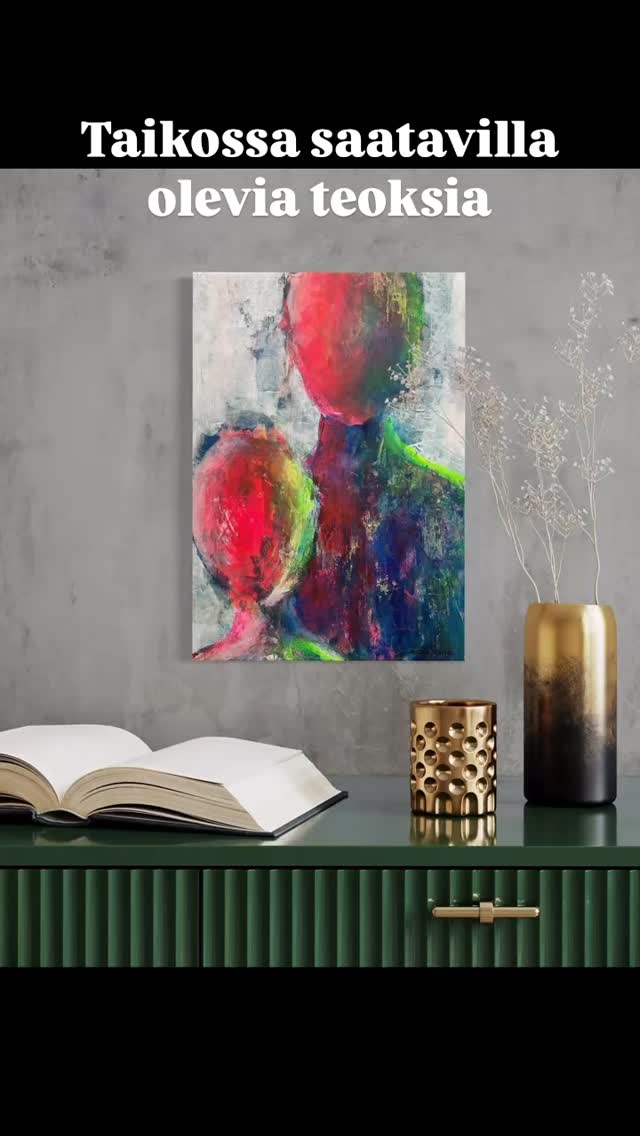 Muutama myynnissä oleva teos @taiko.art