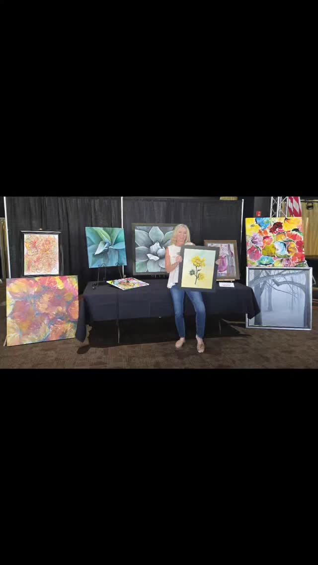 Alto Arts show in the bag!
Thanks to all for loving my work and the fun towels with my artwork! Blessings to those who bought my paintings. A piece of my heart goes with each one.
