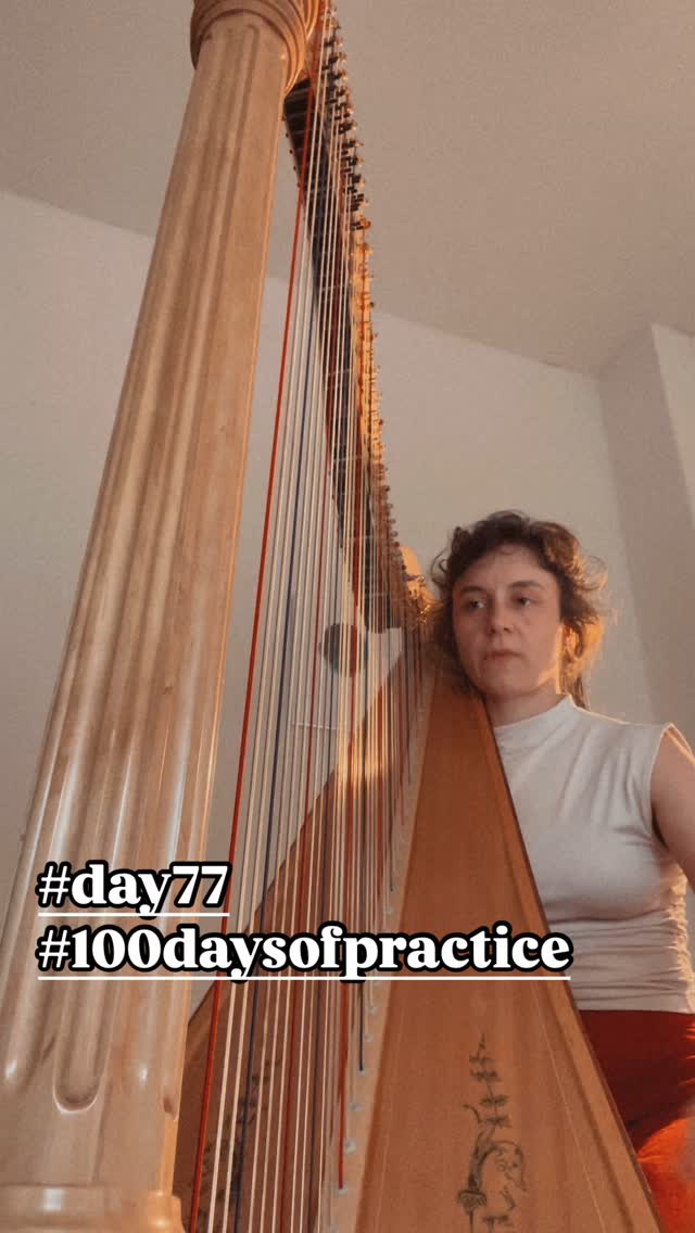 #day77
#100daysofpracticechallenge
#premiere @hiromu.seifert @orchesterstiftung @dock_11_eden
#harp
#solo
#musikerzukunft